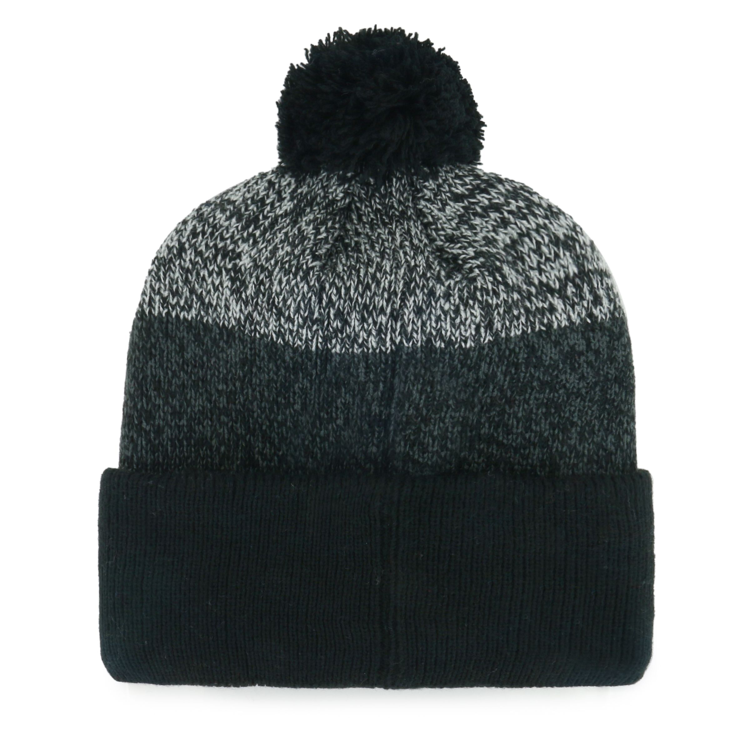 Toronto Raptors 47 Brand Dark Freeze Cuffed Pom Knit Hat