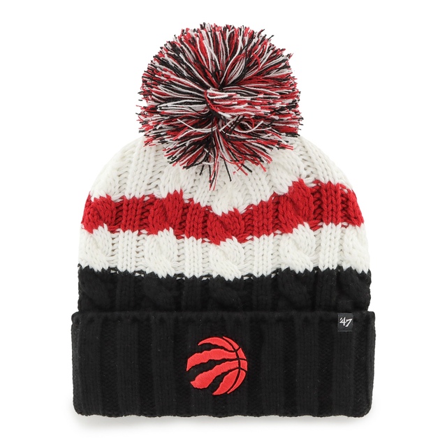 Toronto Raptors 47 Brand Women's Ashfield Cuffed Pom Knit Hat