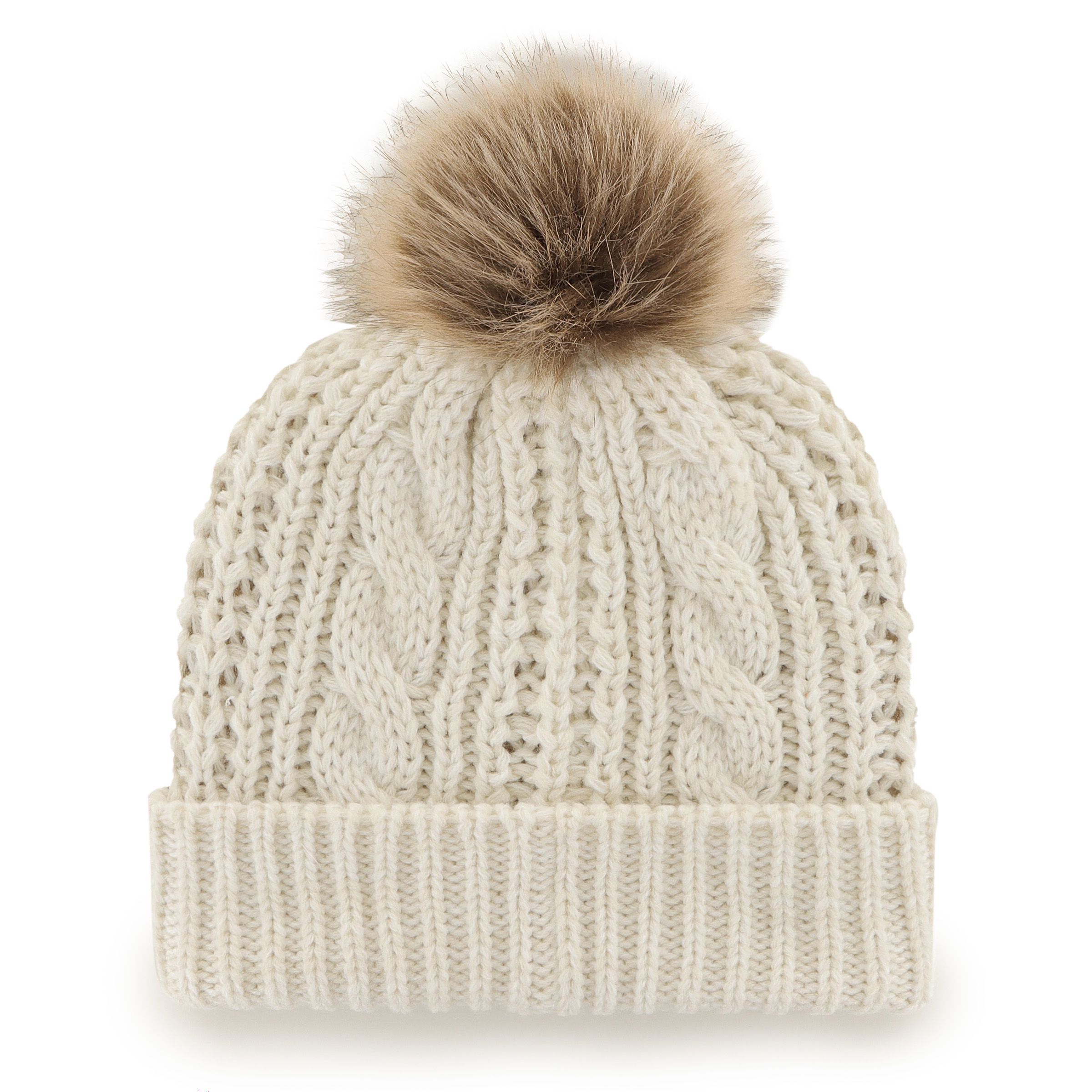 Toronto Raptors 47 Brand Women's Meeko Cuffed Pom Knit Hat