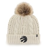 Toronto Raptors 47 Brand Women's Meeko Cuffed Pom Knit Hat Front_Flat