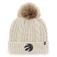 Toronto Raptors 47 Brand Women's Meeko Cuffed Pom Knit Hat Front_Flat