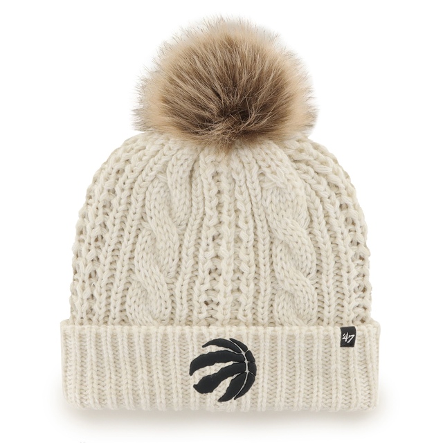 Toronto Raptors 47 Brand Women's Meeko Cuffed Pom Knit Hat