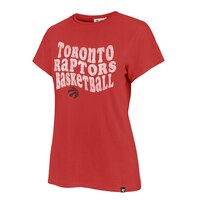 Toronto Raptors 47 Brand Women's Free Spirit T Shirt Front_Three_Fourths_Angled_Left