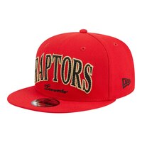 Toronto Raptors New Era Golden 9FIFTY Cap Front_Angled_Left