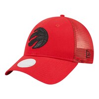 Toronto Raptors New Era Women's Logo Sparkle Cap 9FORTY Cap Front_Angled_Left