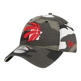 Youth Toronto Raptors New Era Camo 9TWENTY Cap Front_Angled_Left