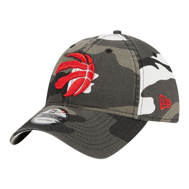 Youth Toronto Raptors New Era Camo 9TWENTY Cap Front_Angled_Left
