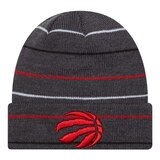 Toronto Raptors New Era Rowed Knit Hat Front_Flat