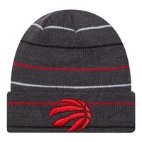 Toronto Raptors New Era Rowed Knit Hat Front_Flat