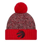 Toronto Raptors New Era Women's Team Marled Knit Hat Front_Flat