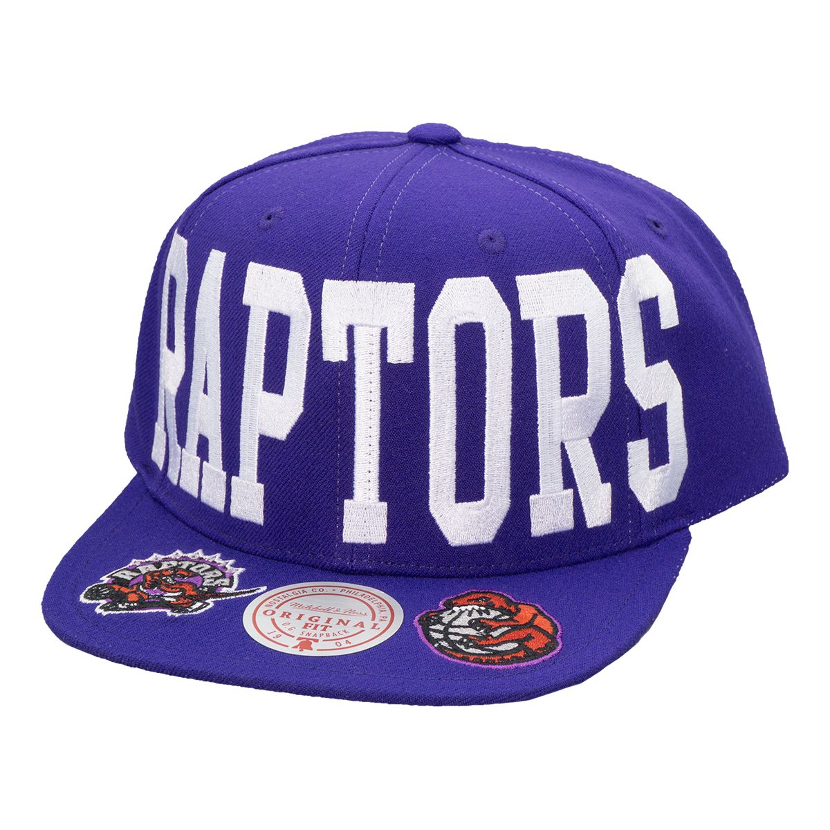 Toronto Raptors Mitchell & Ness Big Text Snapback Cap | SportChek