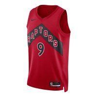 Toronto Raptors Nike RJ Barrett Icon Jersey Front_Three_Fourths_Angled_Left