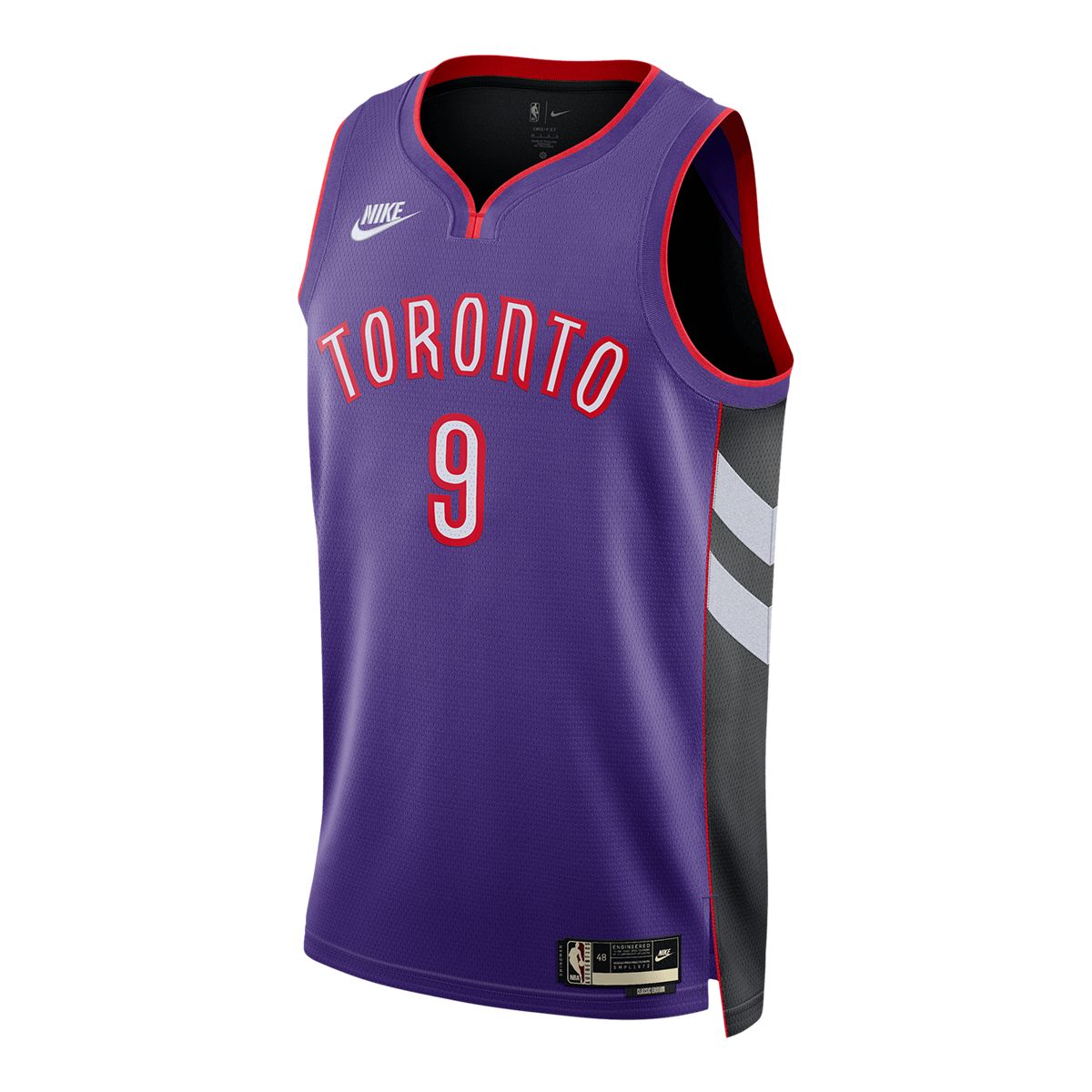 Toronto Raptors Nike RJ Barrett Hardwood Classics 24 Jersey