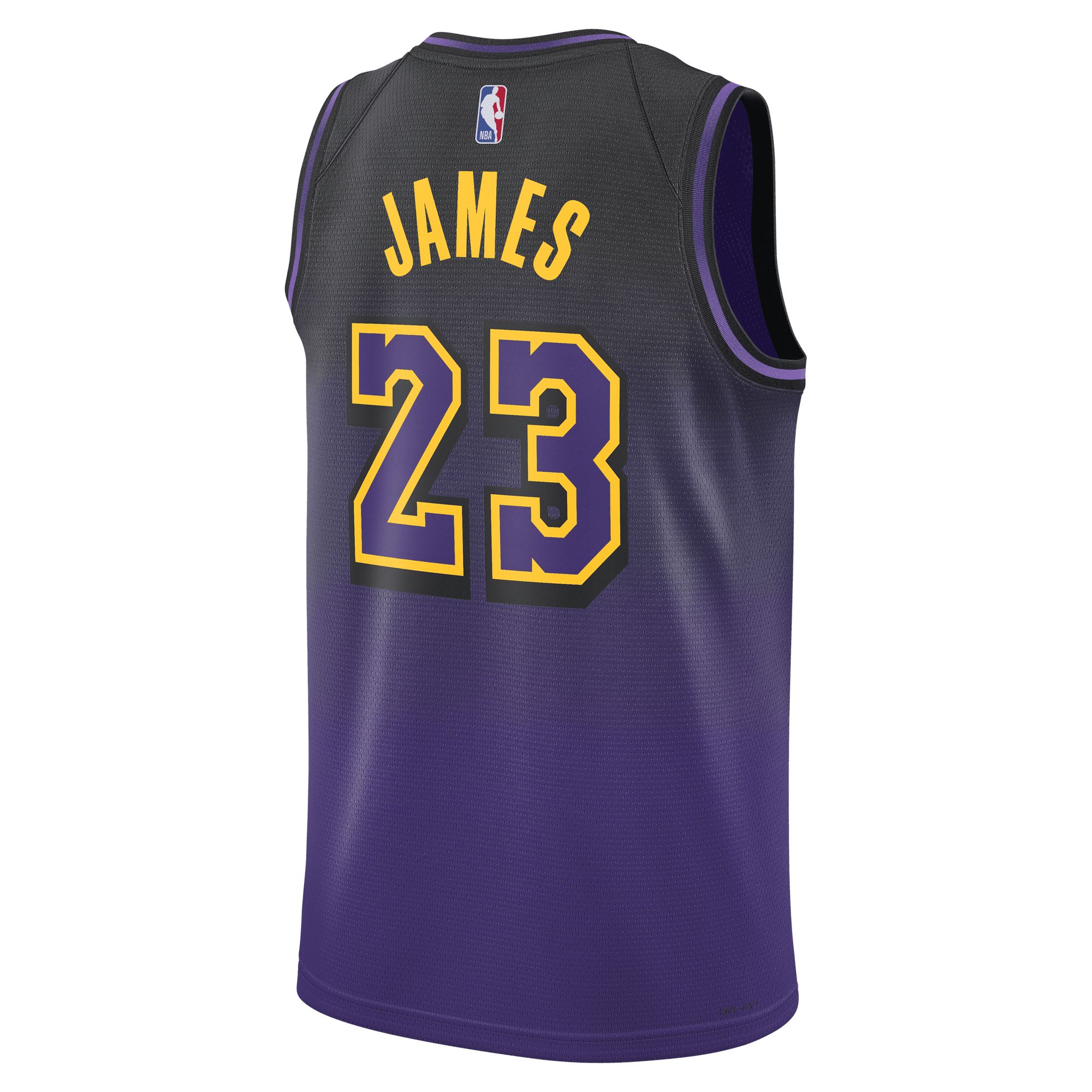 Los Angeles Lakers Nike LeBron James City Edition 24 Jersey