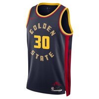 Golden State Warriors Nike Stephen Curry City Edition 24 Jersey Front_Angled_Left