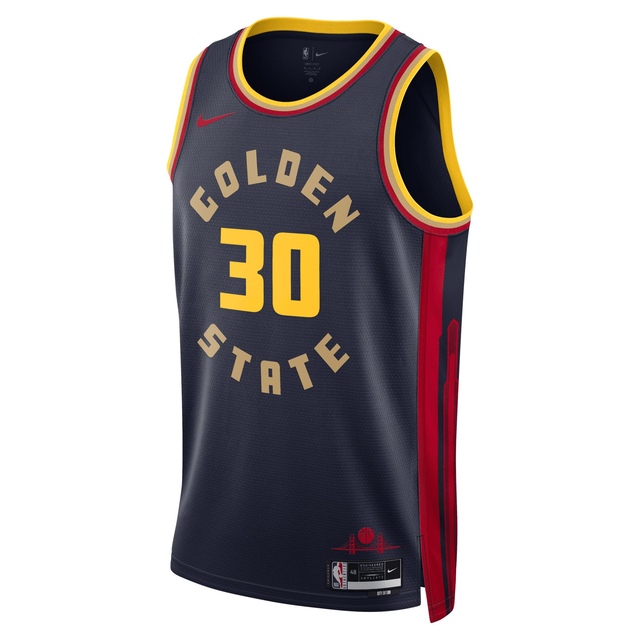 Golden State Warriors Nike Stephen Curry City Edition 24 Jersey