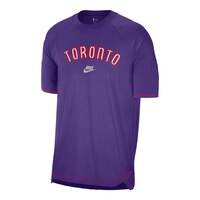 Toronto Raptors Nike Hardwood Classics 24 Dri-FIT Pregame Top Front_Three_Fourths_Angled_Left