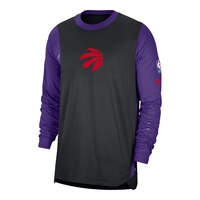 Toronto Raptors Nike City Edition 24 Dri-FIT Pregame Top Front_Angled_Left