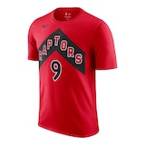 Toronto Raptors Nike Men's RJ Barrett Icon Player T-Shirt Front_Three_Fourths_Angled_Left