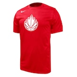 Youth Canada Nike Basketball Legend T Shirt Front_Three_Fourths_Angled_Left