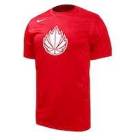 Youth Canada Nike Basketball Legend T Shirt Front_Three_Fourths_Angled_Left