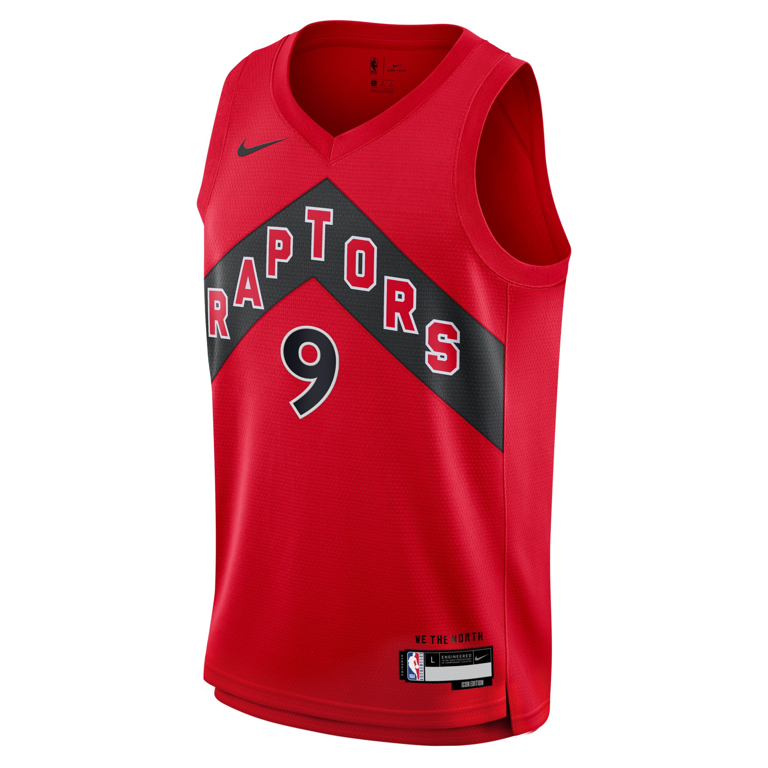 Toronto Raptors Nike Youth RJ Barrett Icon Jersey