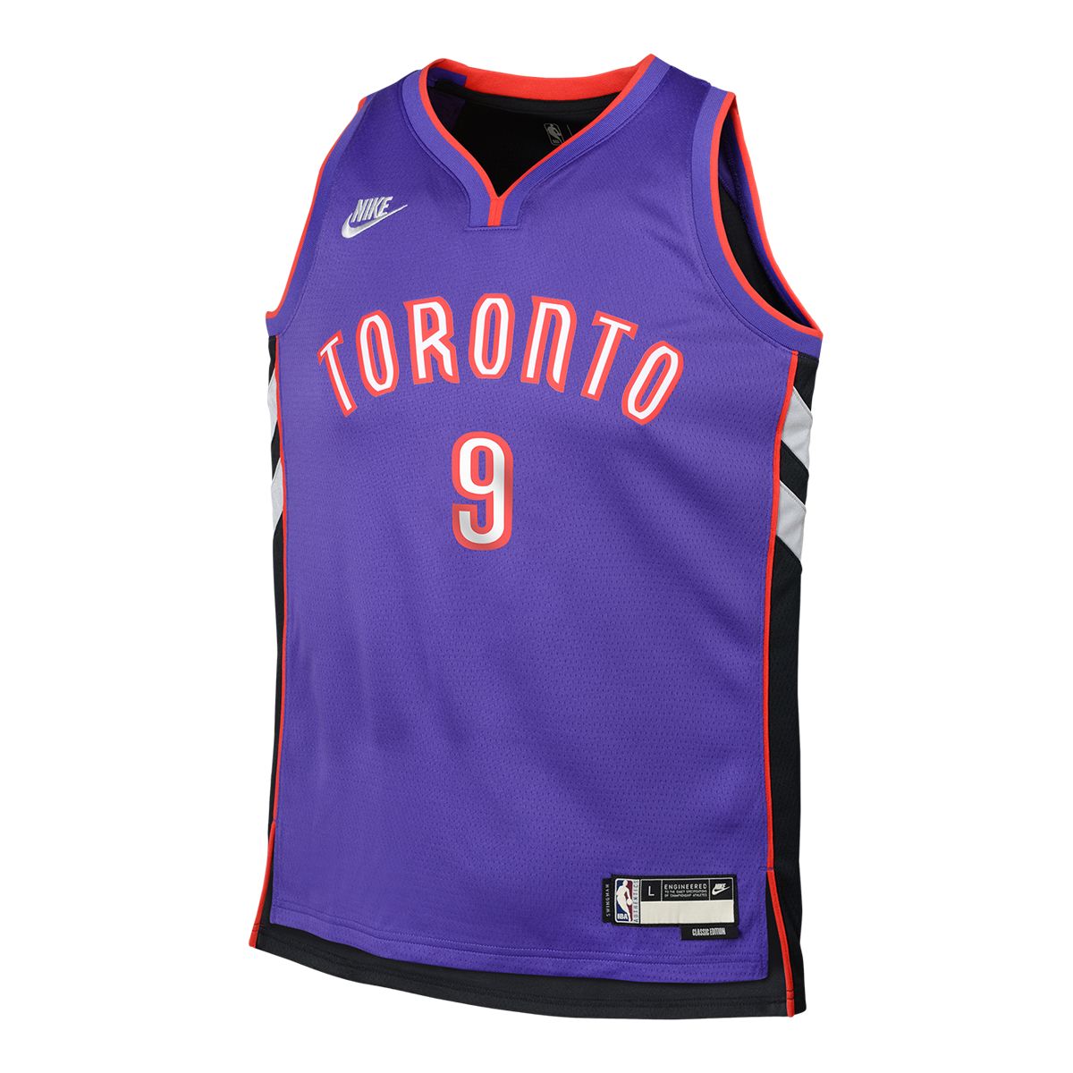 Toronto Raptors Nike Youth RJ Barrett Hardwood Classics Jersey