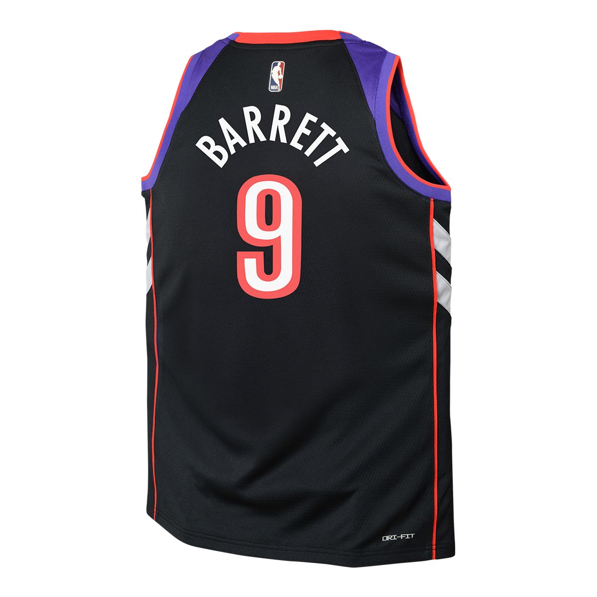 Toronto Raptors Nike Youth RJ Barrett Hardwood Classics Jersey