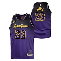Los Angeles Lakers Nike Youth LeBron James City Edition Jersey Composite_or_Mixed