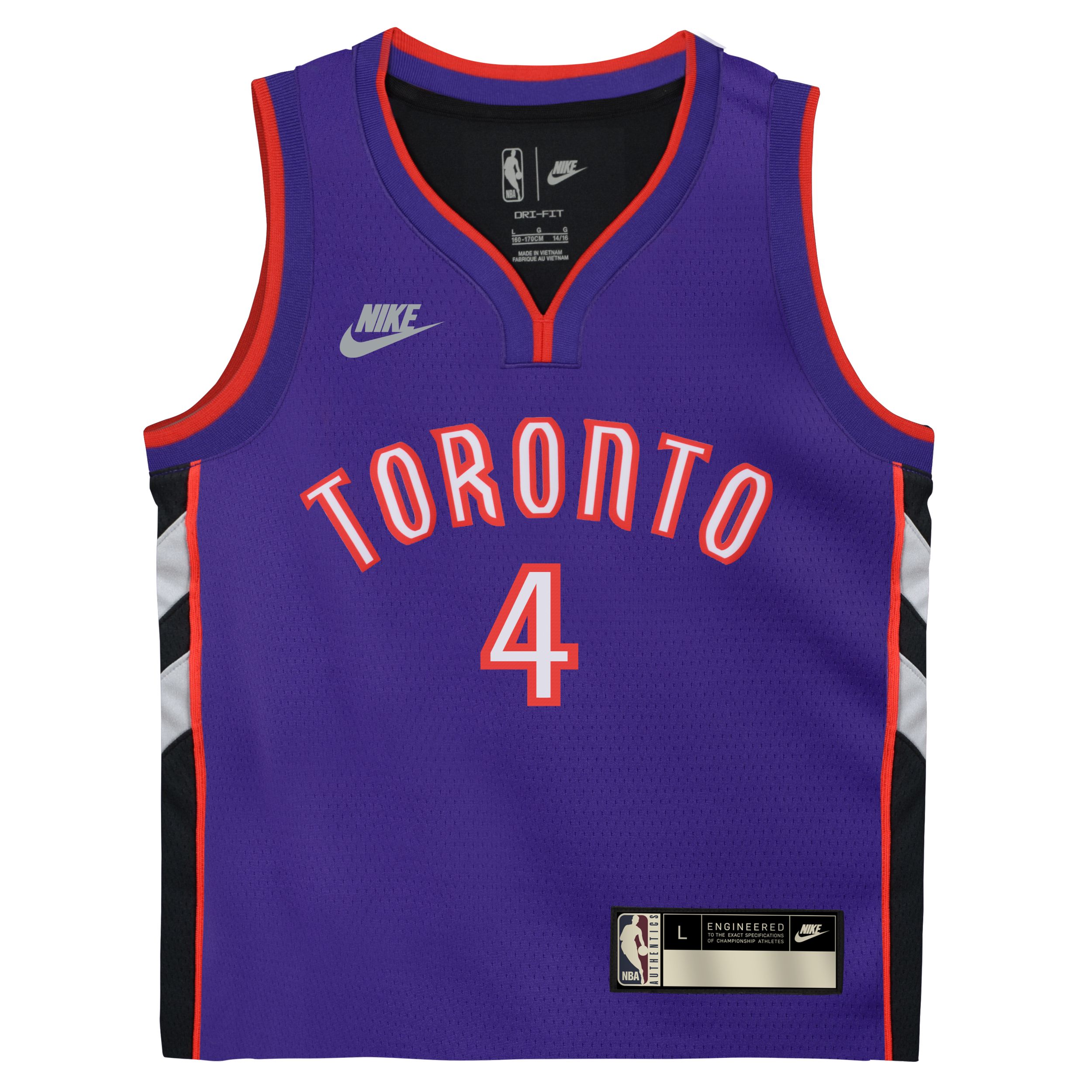 Toronto Raptors Nike Kids' Scottie Barnes Hardwood Classics Jersey