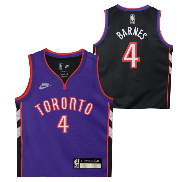 Toronto Raptors Nike Kids' Scottie Barnes Hardwood Classics Jersey