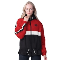 Toronto Raptors G-III Women's Quick Pass Low Hooded Jacket Front_Flat