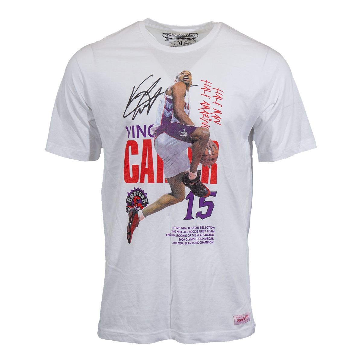 Toronto Raptors Mitchell & Ness Vince Carter 360 T Shirt