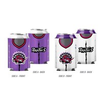 Toronto Raptors In Glas Co Dino Neoprene Reversible Can Cooler Front_Flat