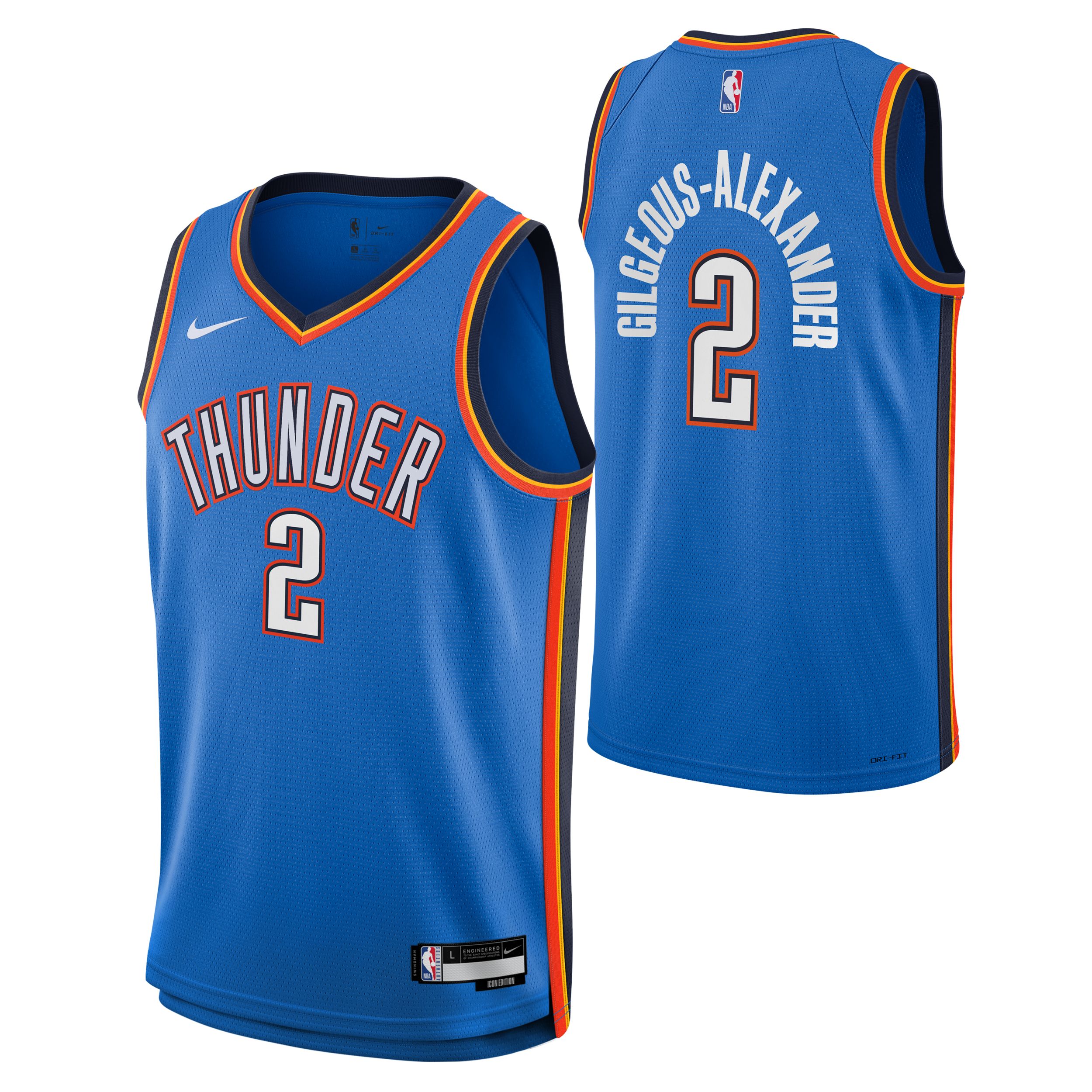 Youth Oklahoma City Thunder Outerstuff Shai Gilgeous-Alexander Jersey
