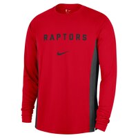 Nike Toronto Raptors Pregame Long Sleeve Shirt Front_Angled_Left