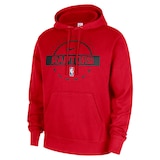 Nike Toronto Raptors Club Practice Hoodie Front_Angled_Left