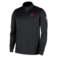 Toronto Raptors Nike Dri-FIT Statement 1/4 Zip Long Sleeve Top