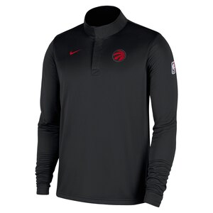Toronto Raptors Nike Dri-FIT Statement 1/4 Zip Long Sleeve Top