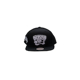 Memphis Grizzlies Mitchell & Ness Hardwood Classics Evergreen Snapback Cap Front_Flat