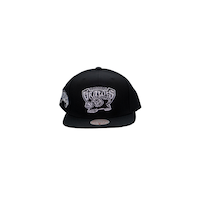Memphis Grizzlies Mitchell & Ness Hardwood Classics Evergreen Snapback Cap Front_Flat