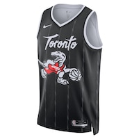 Toronto Raptors Nike 2025 City Edition Jersey Front_Angled_Left