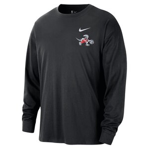 Toronto Raptors Nike 2025 City Edition Logo Long Sleeve T-Shirt