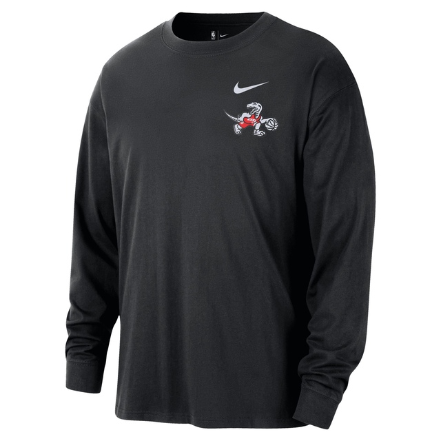 Toronto Raptors Nike 2025 City Edition Logo Long Sleeve T-Shirt