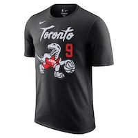 Toronto Raptors Nike Barrett 2025 City Edition Player T-Shirt Front_Angled_Left