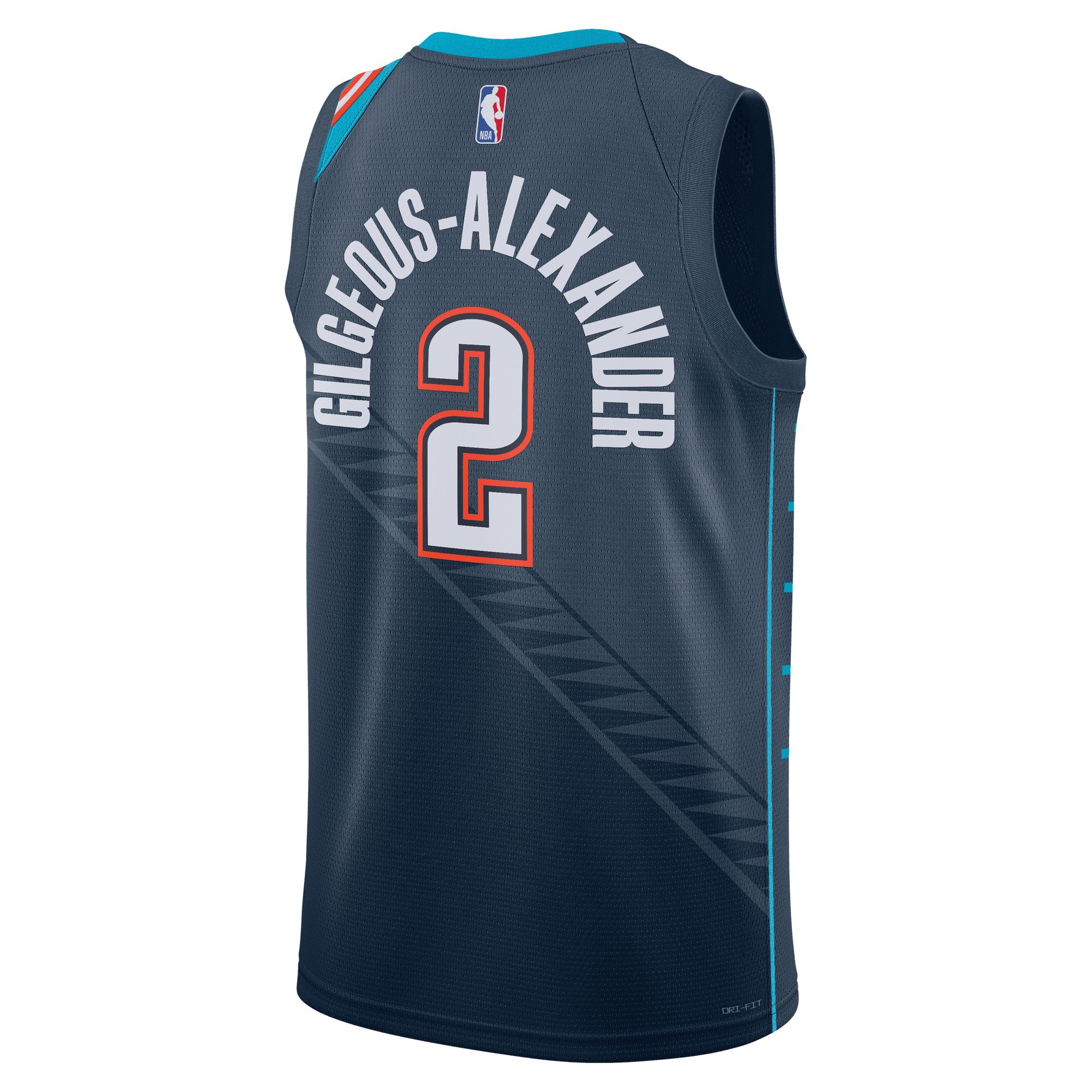 Oklahoma City Thunder Nike Gilgeous-Alexander 2025 City Edition Jersey