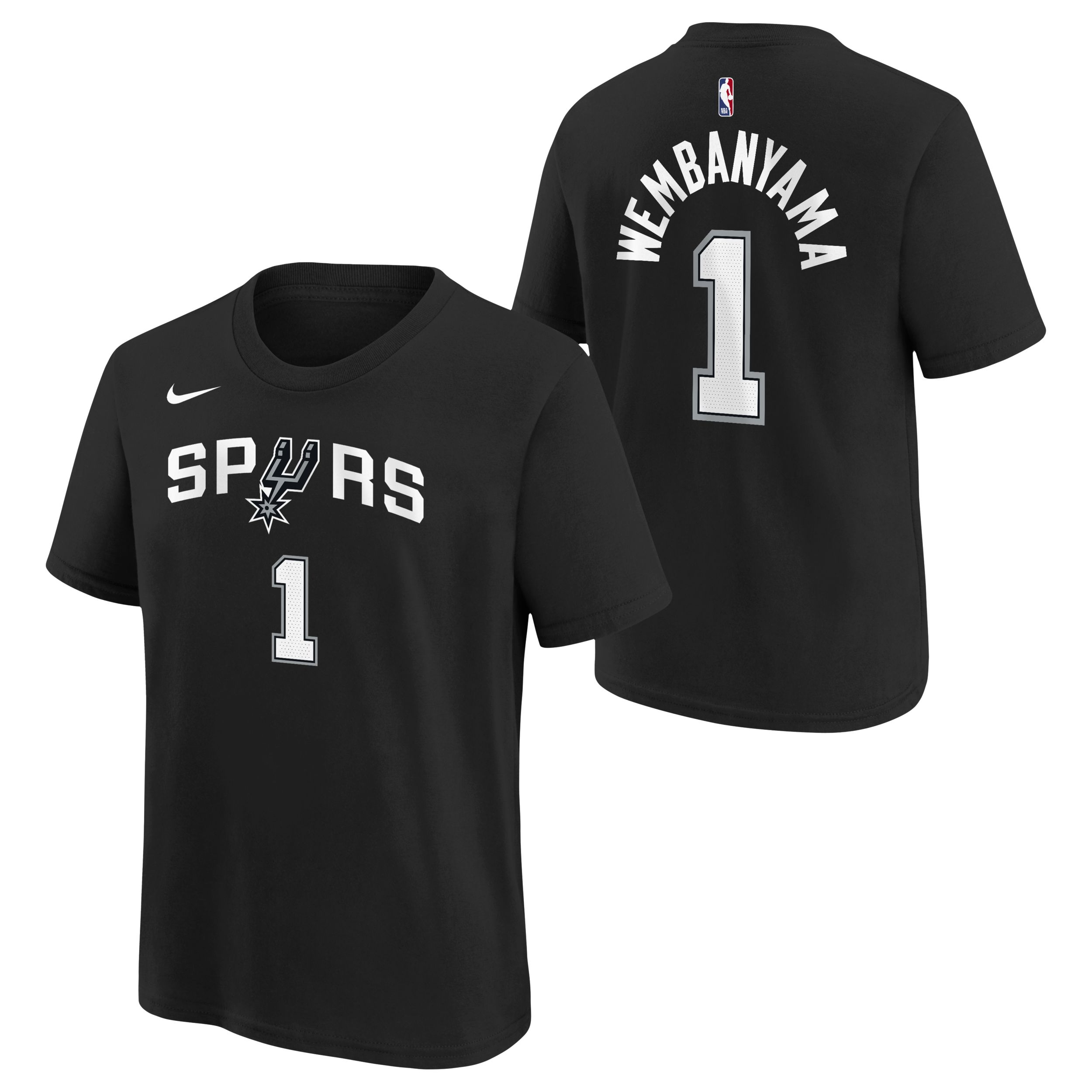 Youth San Antonio Spurs Nike Wembanyama Player T-Shirt