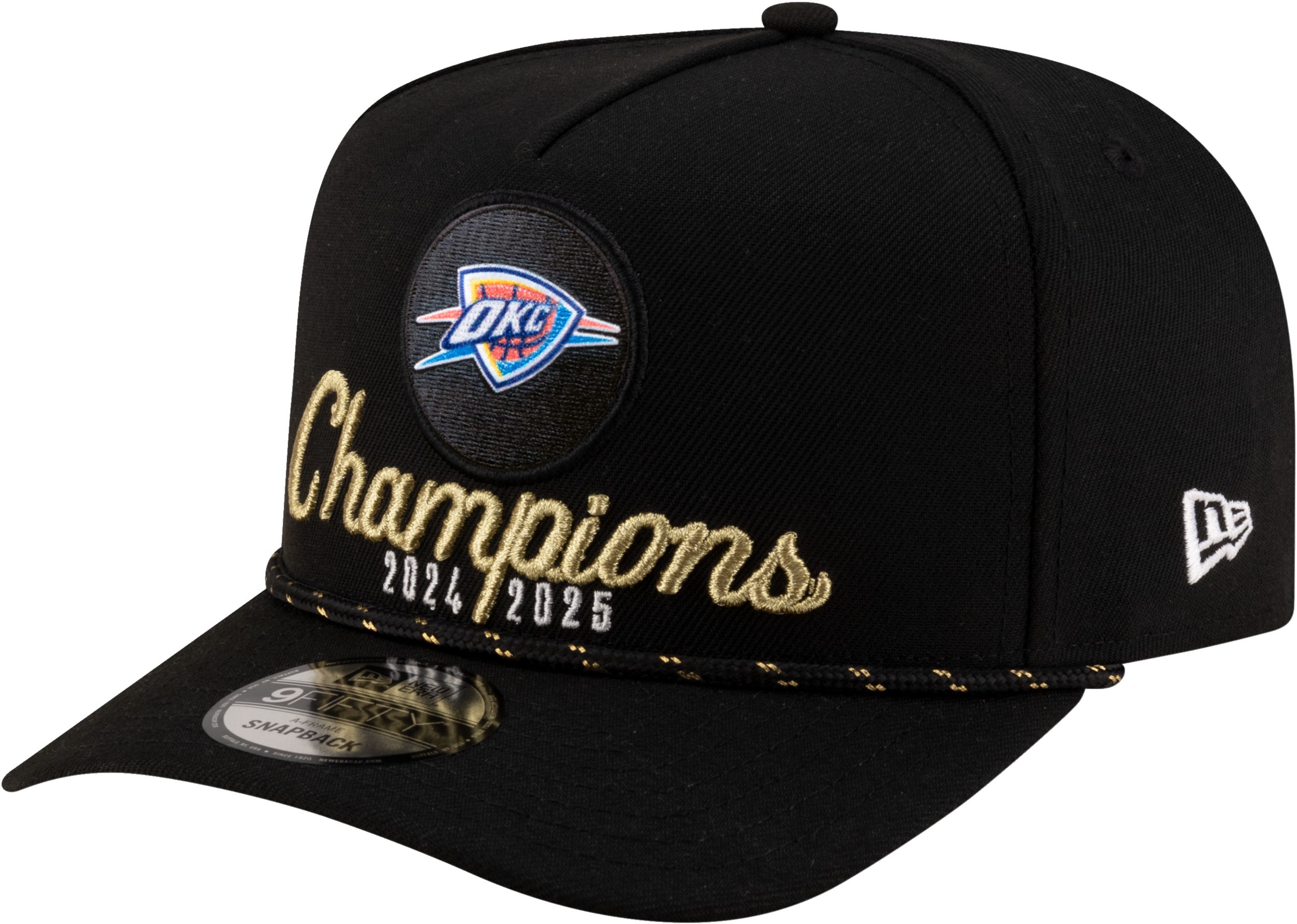 Oklahoma City Thunder 2025 New Era NBA Champions Locker Room 9FIFTY Cap