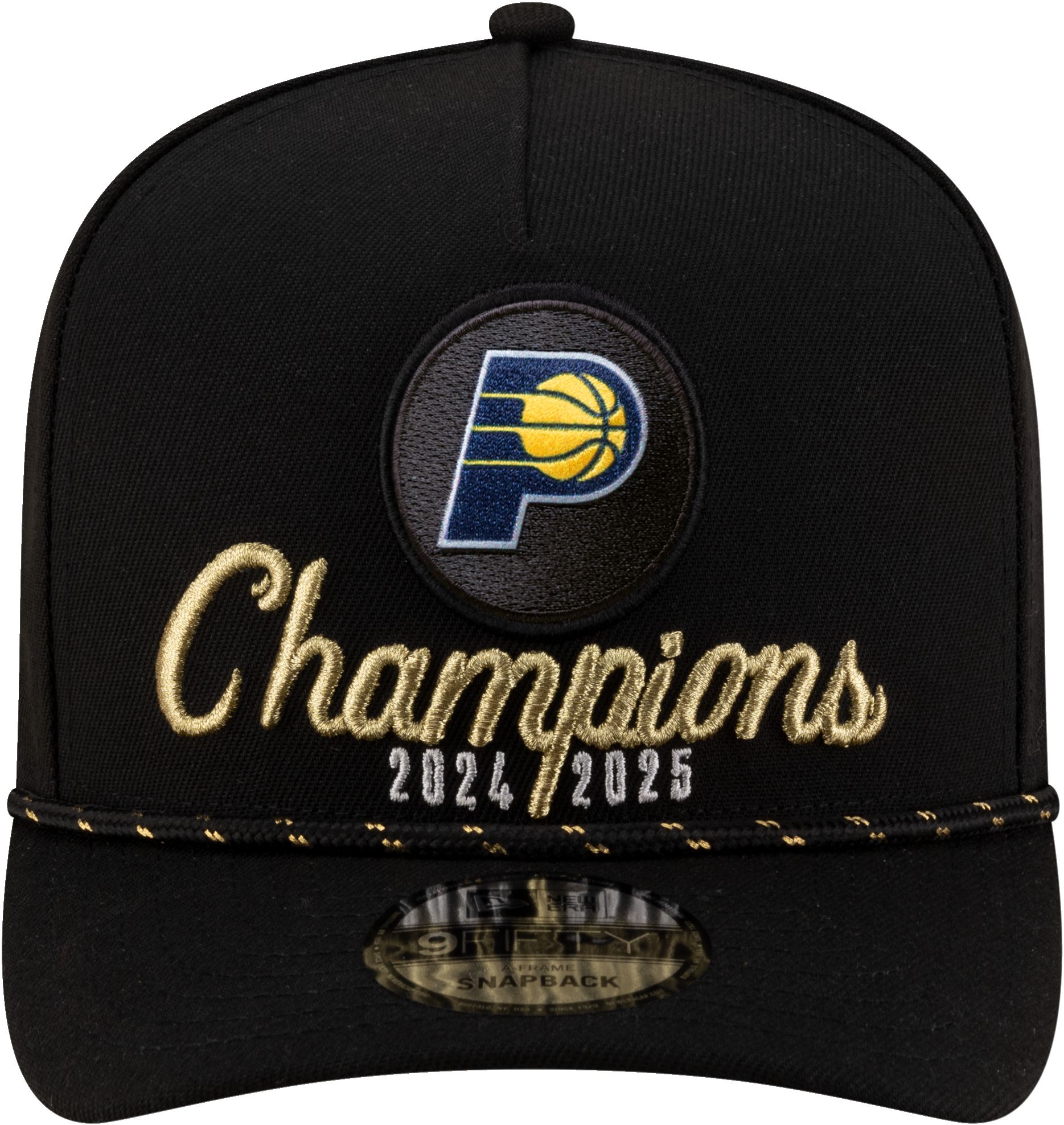 Indiana Pacers 2025 New Era NBA Champions Locker Room 9FIFTY Cap