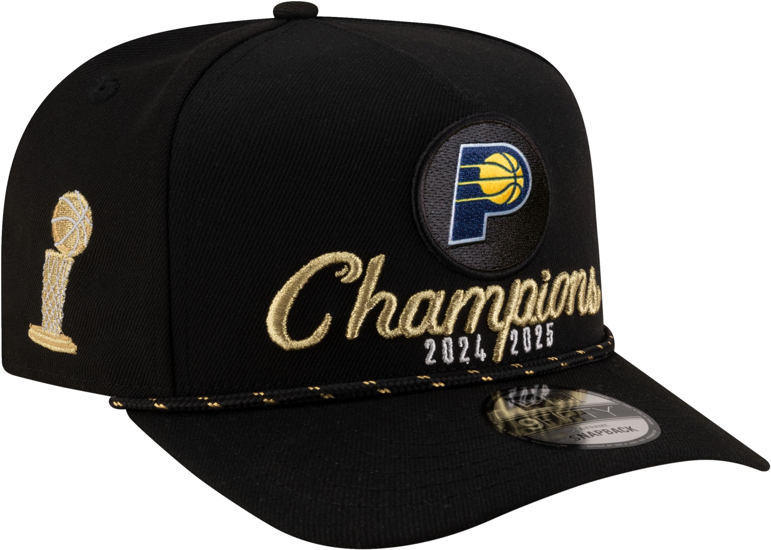 Indiana Pacers 2025 New Era NBA Champions Locker Room 9FIFTY Cap